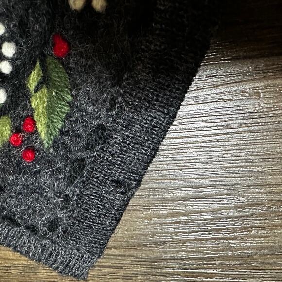 ALPS Gray Grey Wool Embroidered Floral Vest Metal Buttons XL - Picture 12 of 15